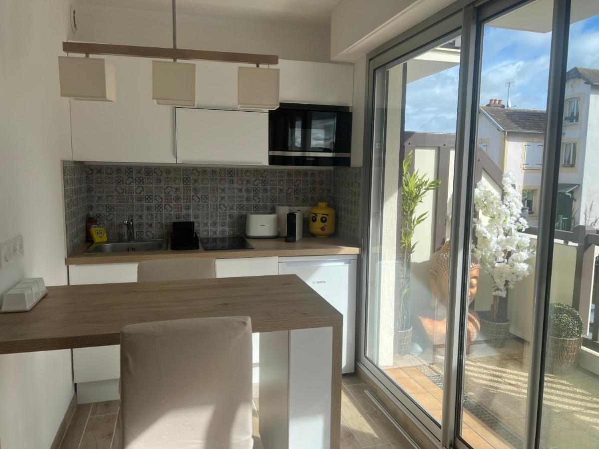 Appartement Hyper Centre De Cabourg Avec Balcon Exterior foto